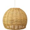 Lampe de plafond en rotin - Lampe suspendue stile Boho Bali - Paon image 7