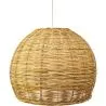 Lampe de plafond en rotin - Lampe suspendue stile Boho Bali - Paon image 7