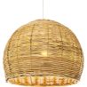 Lampe de plafond en rotin - Lampe suspendue stile Boho Bali - Paon image 7