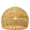 Lampe de plafond en rotin - Lampe suspendue stile Boho Bali - Paon image 7