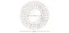 Miroir Mural - Design Rond Blanc Boho Bali (60 cm) - Lenai image 7