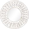 Miroir Mural - Design Rond Blanc Boho Bali (60 cm) - Lenai image 7