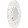 Miroir Mural - Design Rond Blanc Boho Bali (60 cm) - Lenai image 7