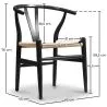Lot de 2 chaises de salle à manger en bois - Style scandinave - Wish image 7