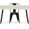 Bureau en Bois - Design Scandinave - Beckett + Chaise de Salle à Manger - Stylix image 7