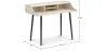 Bureau en Bois - Design Scandinave - Torkel + Chaise de Bureau Design - Joan image 7