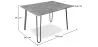 Ensemble de Bureau - Design Industriel 120cm - Hairpin + Chaise de Salle à Manger - Stylix image 7