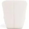 Fauteuil design En Bouclette Fausse Fourrure Tapissée - Boucles Blanches - Carla image 7
