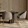 Fauteuil design - Revêtu de velours - Wasda image 7