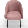 Fauteuil design - Revêtu de velours - Wasda image 7