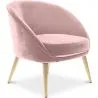 Fauteuil design - Revêtu de velours - Pimba image 7