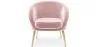 Fauteuil design - Revêtu de velours - Pimba image 7