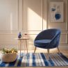 Fauteuil design - Revêtu de velours - Pimba image 7