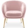 Fauteuil design - Revêtu de velours - Pimba image 7