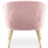 Fauteuil design - Revêtu de velours - Pimba image 7