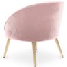 Fauteuil design - Revêtu de velours - Pimba image 7