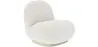 Fauteuil tapissé en tissu bouclé - Larry image 7