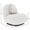 Fauteuil tapissé en tissu bouclé - Larry image 7