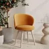 Fauteuil design - tapissé en velours - Yuna image 7