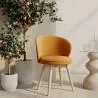 Fauteuil design - tapissé en velours - Yuna image 7