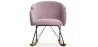  Fauteuil à Bascule avec Accoudoirs - Revêtu en Velours - Freia image 7