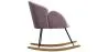  Fauteuil à Bascule avec Accoudoirs - Revêtu en Velours - Freia image 7