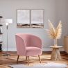 Fauteuil design - Revêtu de velours - Krenda image 7