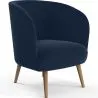 Fauteuil design - Revêtu de velours - Krenda image 7