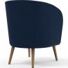 Fauteuil design - Revêtu de velours - Krenda image 7