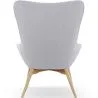 Fauteuil avec Repose-Pieds - Revêtement en Lin - Huda image 7
