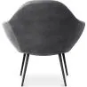 Fauteuil avec Accoudoirs - Revêtu de Velours - Eila image 7