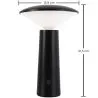 Lampe de table rechargeable LED – Lumière dimmable – Ener image 7