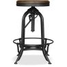 Tabouret Rond - Design Vintage - Industriel - Uri image 7