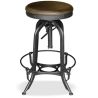 Tabouret Rond - Design Vintage - Industriel - Uri image 7