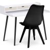 Ensemble de Bureau en Bois - Design Scandinave - Thora + Chaise de Salle à Manger - Design Scandinave - Denisse image 7