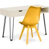 Ensemble de Bureau en Bois - Design Scandinave - Andor + Chaise de Salle à Manger - Design Scandinave - Denisse image 7