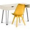 Ensemble de Bureau en Bois - Design Scandinave - Andor + Chaise de Salle à Manger - Design Scandinave - Denisse image 7