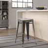 Tabouret de bar - Design industriel - 60cm - Nouvelle édition - Stylix image 7