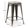 Tabouret de bar - Design industriel - 60cm - Nouvelle édition - Stylix image 7