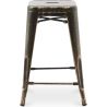 Tabouret de bar - Design industriel - 60cm - Nouvelle édition - Stylix image 7