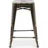 Tabouret de bar - Design industriel - 60cm - Nouvelle édition - Stylix image 7