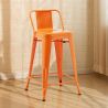 Tabouret de bar avec dossier - Design industriel - 60cm - Nouvelle édition - Stylix image 7