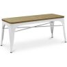 Banc - Design Industriel - Bois et Métal - Stylix image 7