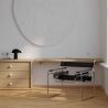 Chaise longue - Cuir et métal - Ivan image 7