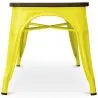 Banc Design Industriel - Bois et Métal - Stylix image 7