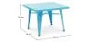 Table pour enfants - Design industriel - Métal - 60cm - Nouvelle édition - Stylix image 7