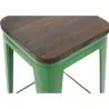 Tabouret de bar - Design industriel - Bois et acier - 76 cm - New Edition- Stylix image 7