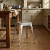 Tabouret Design Industriel - 45cm - Nouvelle Édition - Stylix image 7