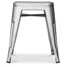 Tabouret Design Industriel - 45cm - Nouvelle Édition - Stylix image 7
