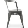 Chaise de salle à manger avec accoudoirs - Design industriel - Acier - Nouvelle édition - Stylix image 7